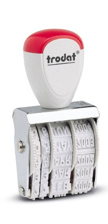 Datumar Trodat Classic 1000 MA, visina znamenki 3 mm