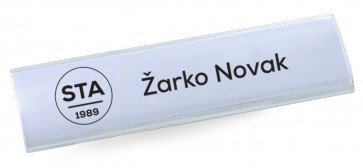 ID pločica 242 zakrivljena (dimenzija 60x20 mm, pričvršćenje magnetom) / MOQ 10 komada