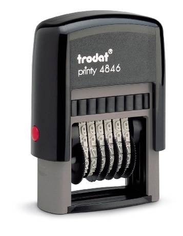 Numerator Trodat Printy 4846 (6 kolona, 4 mm visina znamenki)