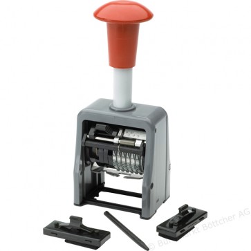 Numerator Trodat 5756 metalni, (6 kolona /5.5 mm visina), font Roman