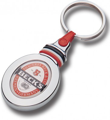 Privjesak smart krom 127.K oblik elipse (logo 32x24 mm)