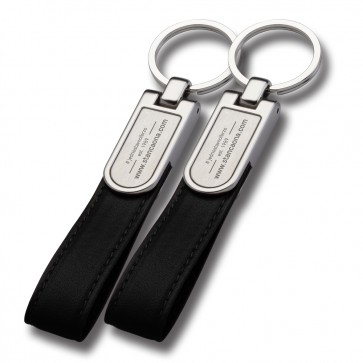 Privjesak kožni 105 black (logo 30x13 mm)