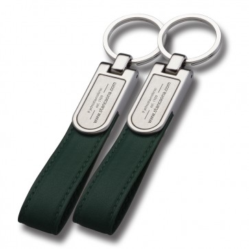 Privjesak kožni 105 green (logo 30x13 mm)
