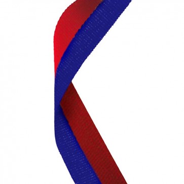 Trakica za medalju plavo-crvena (800 dužine, 22 mm širine)