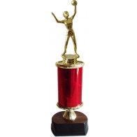 Figurica odbojkaš na plavoj ovalnoj cijevi, V=350mm