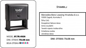 Štambilj gumeni + Trodat Printy 4926 (75x38 mm)