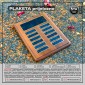 Plaketa prijelazna plava (drvo američkog lješnjaka, 230x310 mm)