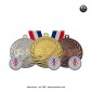 Set medalja 556 nogomet (50 mm promjer, 46 mm stražnji insert) / MOQ 5 setova