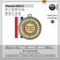 Medalja 120C srebrna (50 mm promjer, 25 mm insert) / MOQ 5 komada